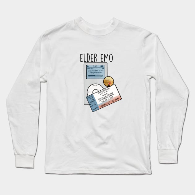 Elder Emo Long Sleeve T-Shirt by Amyologist Draws